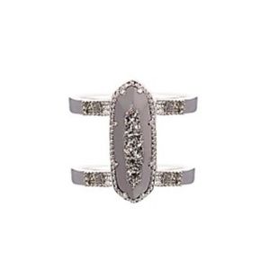 Kendra Scott McKenzie Ring Size 6 Silver.